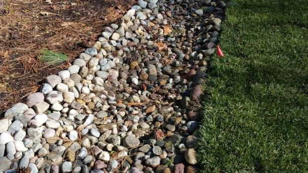 A recent drainage solutions job in the  area