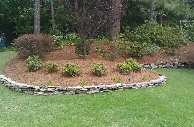 A recent landscape designers job in the  area