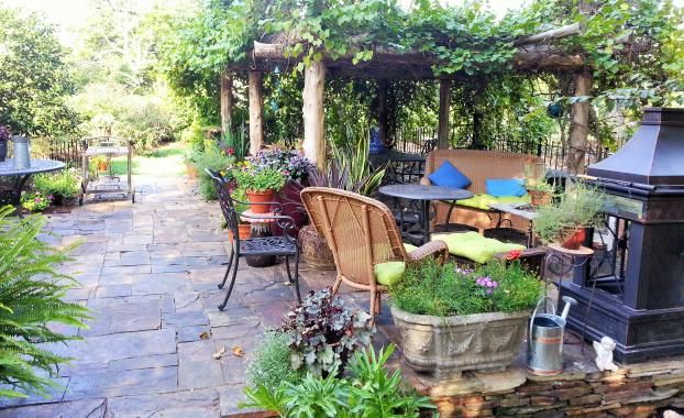 A recent landscaper job in the  area